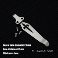 Accessoires de couteau de transport profond de clip de couteau de titane